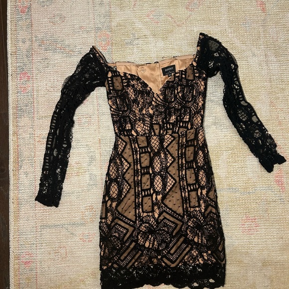 BARDOT ZENDAYA MINI LACE MINI DRESS - Picture 4 of 5